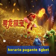 horario pagante 5gbet